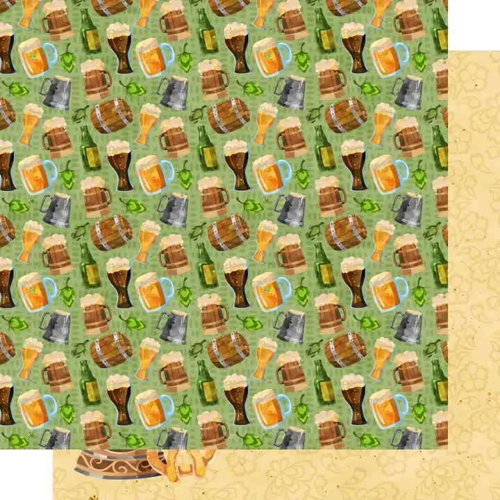 F SSC Oktoberfest Beer Me 12x12 Paper