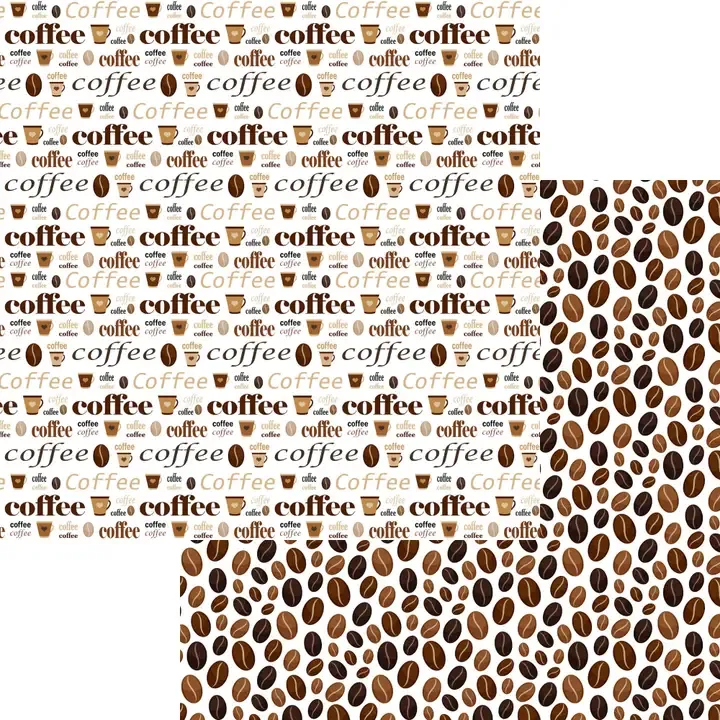 F SSC Coffee Lover Oh Beans 12x12 Paper