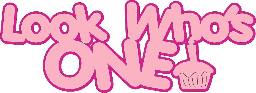 PP Look Who&#39;s One Pale Pink On Dark Pink