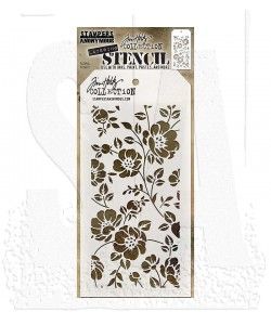 SA Tim Holtz Layering Stencil Floral