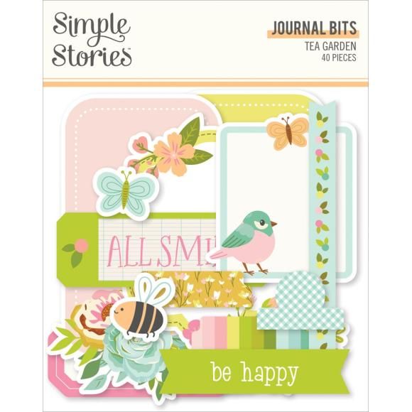 N Simple Stories Bits &amp; Pieces Tea Garden Journal