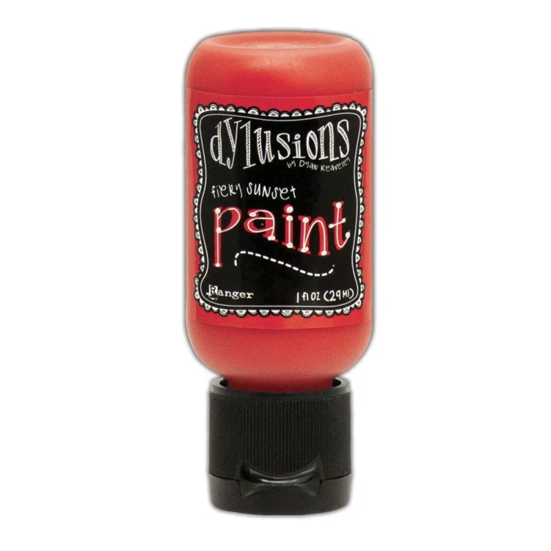 N Dylusions Acrylic Paint 1oz Fiery Sunset