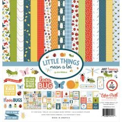 N Echo Park Collection Kit 12&quot;X12&quot; Little Things Mean A Lot