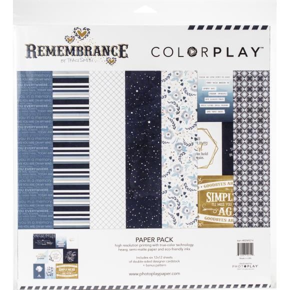 N ColorPlay Collection Pack 12&quot; X12&quot; Remembrance 6 Designs