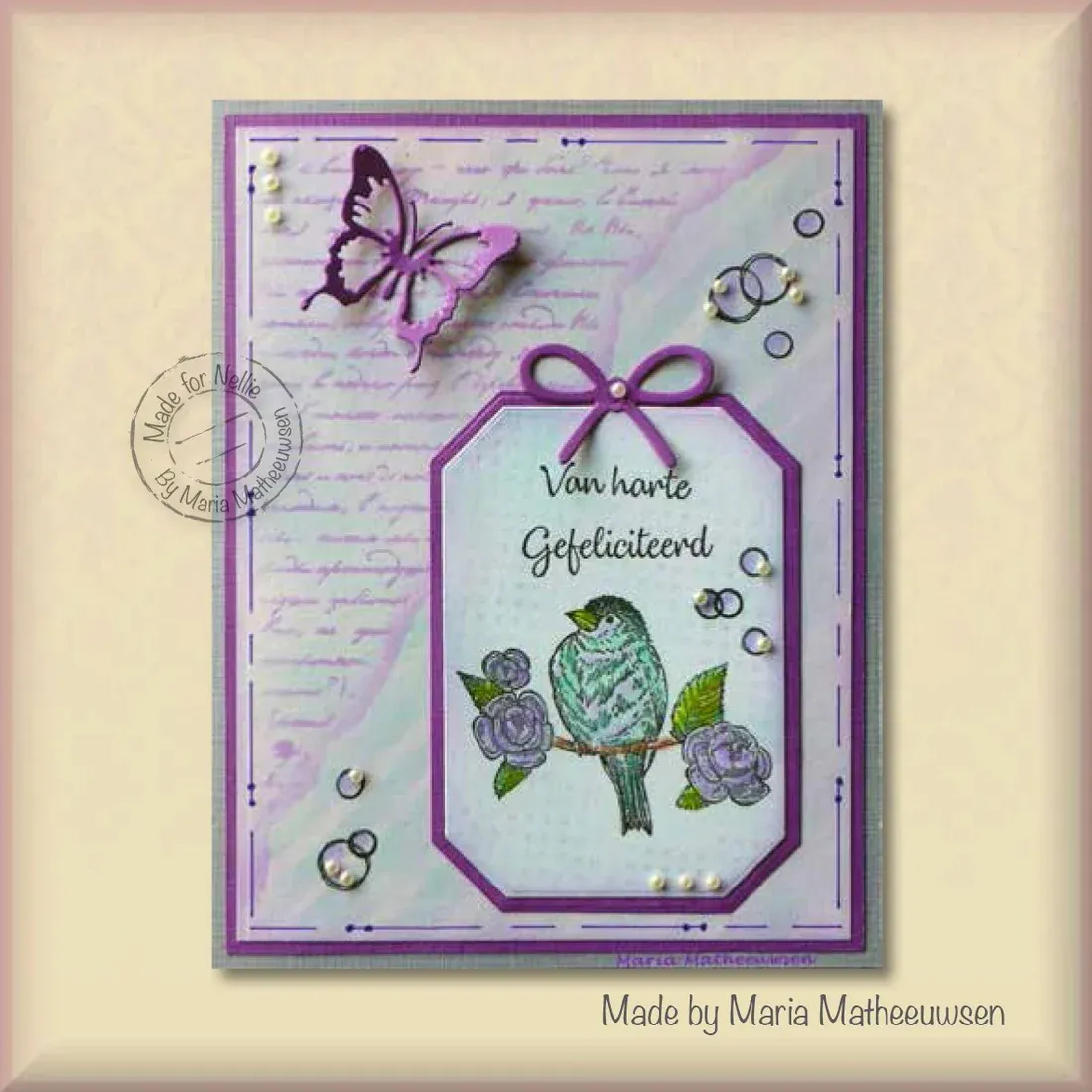 EC Garden Birds 6 Dies And Clear Stamp Set