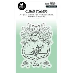 N Studio Lght Clear Stamp By Laurens Nr. 565 A Cats-together