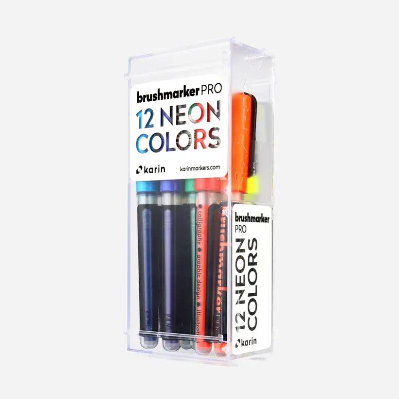 Karin Brushmarker PRO 12pc Neon Set