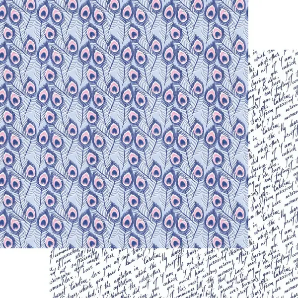 F Fancy Pants Designs Unique Paper 12&quot; X12&quot; My Story