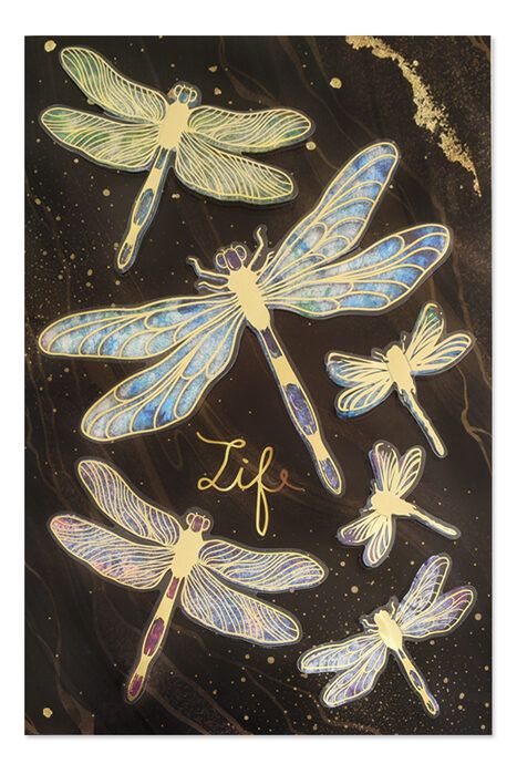 GB Multicraft WC Sticker Dragonflies