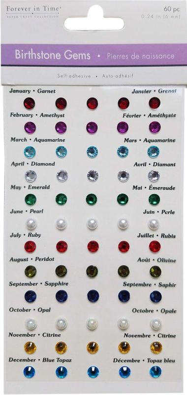 GB Multicraft Forever In Time Birthstone Gems
