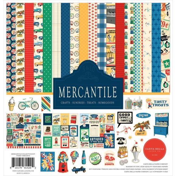 N Carta Bella Collection Kit 12&quot; X12&quot; Mercantile