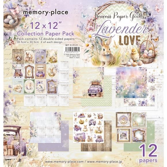 N Memory Place Collection Pack 12&quot; X12&quot; Lavender Love