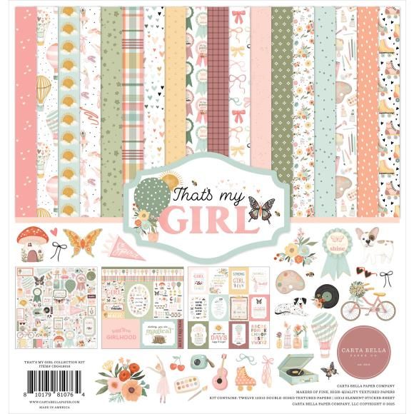 N Echo Park Collection Kit 12&quot; X12&quot; That&#39;s My Girl
