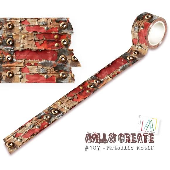 N AALL And Create Washi Tape Metallic Motif