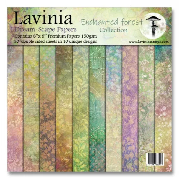 EC Lavinia Stamps Dreamscape Papers The Enchanted Forest Collection