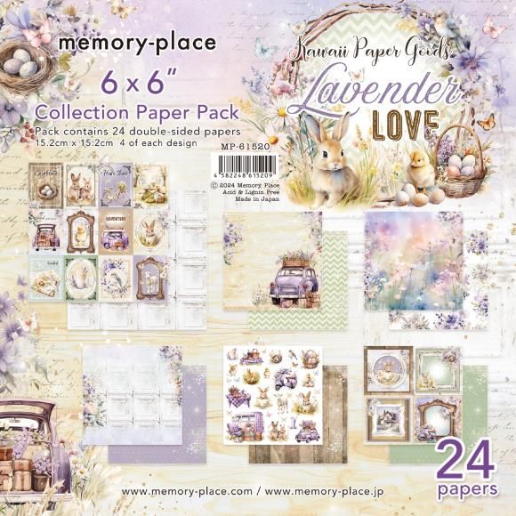 N Memory Place Collection Pack 6&quot; X6&quot; Lavender Love