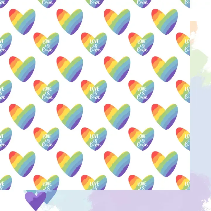 F SSC Love Wins Love is Love 12&quot; X12&quot; Paper