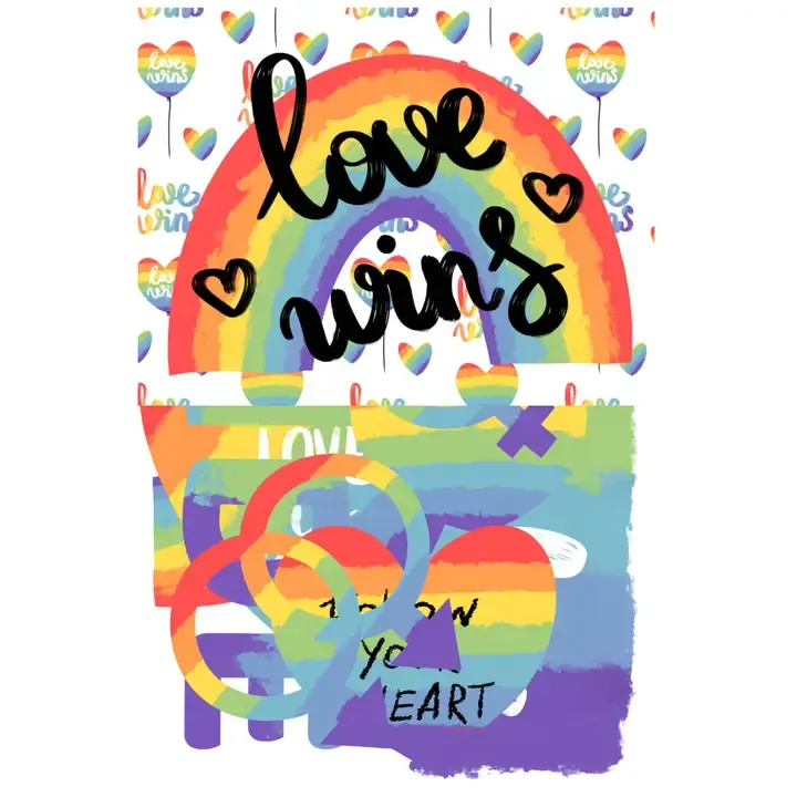 F SSC Love Wins Scrapbook Embellishments