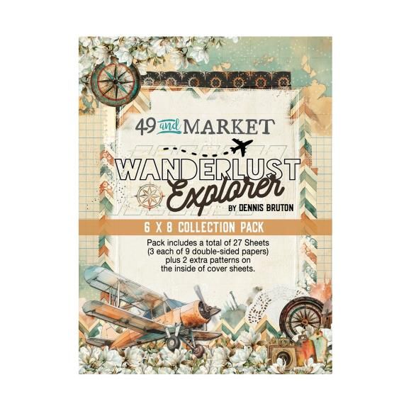 N 49 And Market Collection Pack 6&quot; X8&quot; Wanderlust Explorer