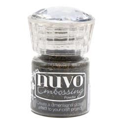 N Nuvo Embossing Powder .74oz Carbon Sparkle