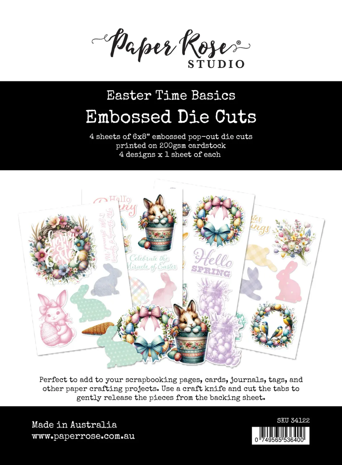 Easter Time Basics Embossed Die Cuts