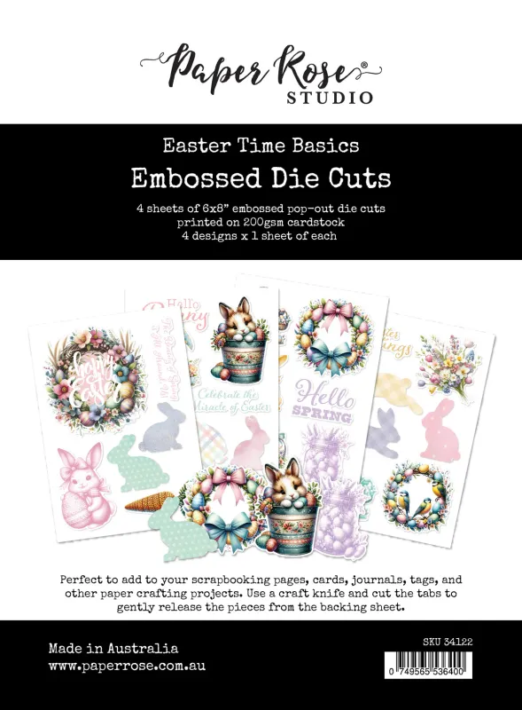 Easter Time Basics Embossed Die Cuts
