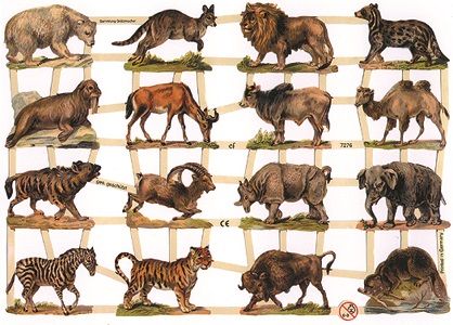 GB Ernst Freihoff – ScrapArt Adornments – Animals