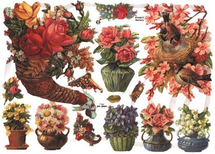GB Ernst Freihoff – ScrapArt Adornments – Floral Arrangements