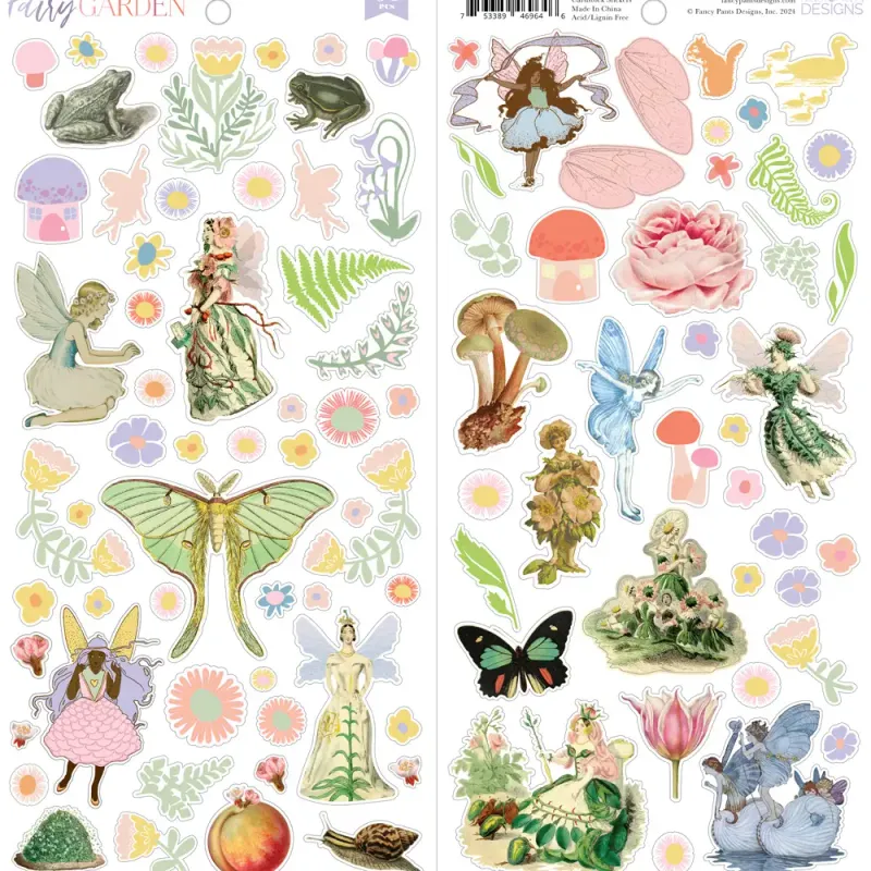 F Fancy Pants Designs Fairy Garden - Cardstock Stickers