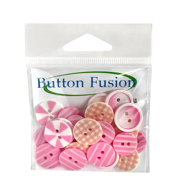 GB Tickle Me Pink Buttons