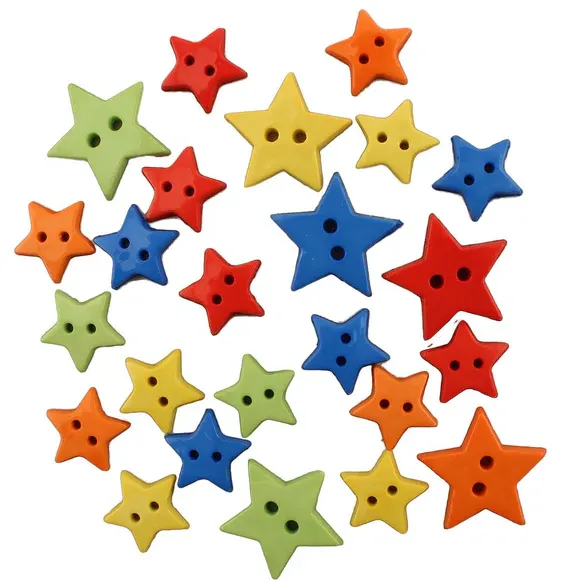 BG Party Collection Stars Buttons