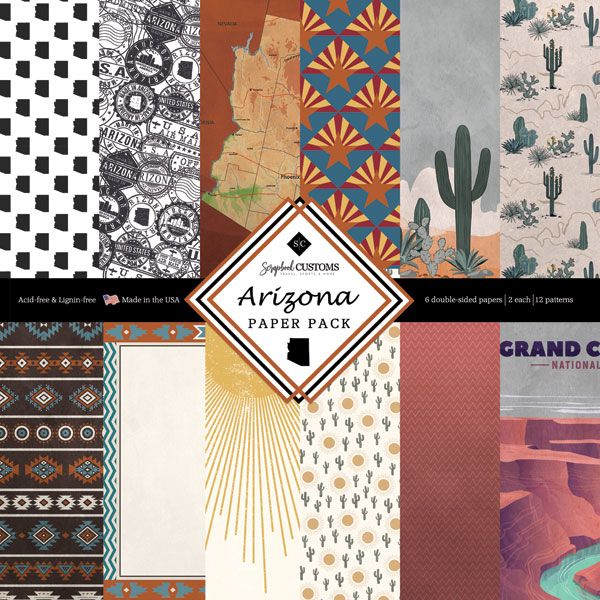 SC Arizona Paper Pack DS - 12x12 double-sided pack