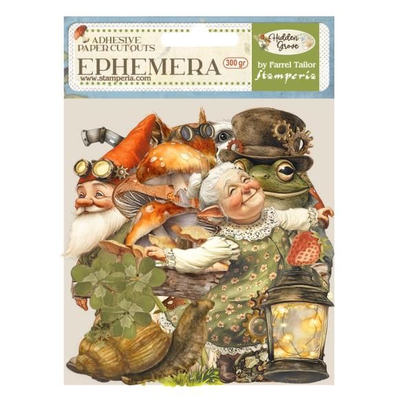 N Stamperia Cardstock Ephemera Hidden Grove