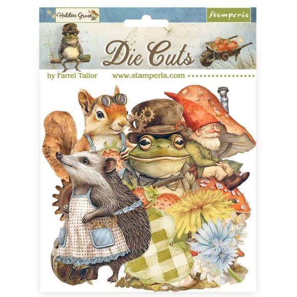 N Stamperia Die-Cuts Hidden Grove