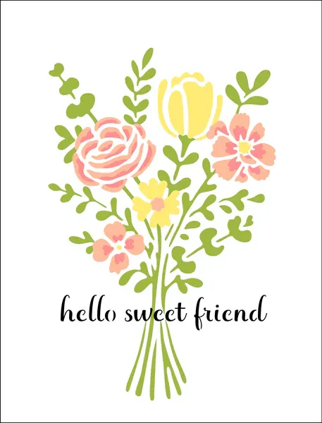 TCW A2 Layered Floral Bouquet
