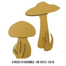 N Stamperia Crafty Shapes Hidden Grove Mushrooms
