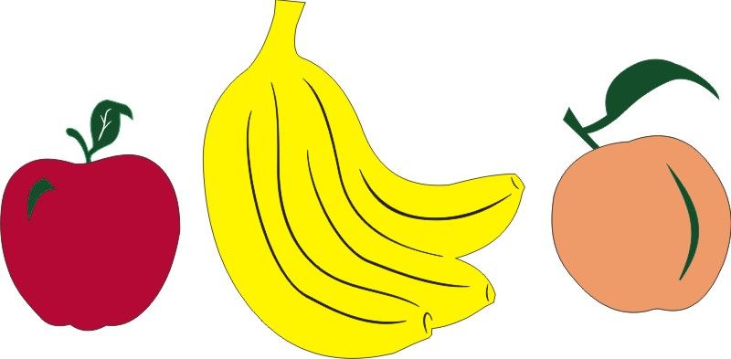 PP Banana Apple Peach