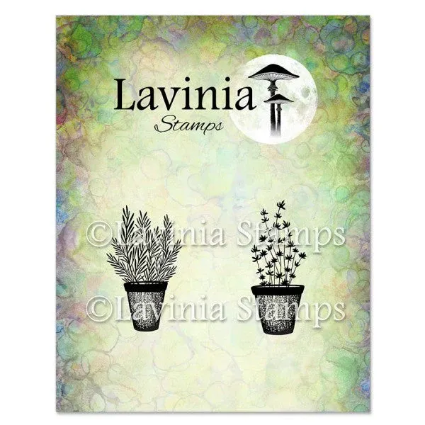 EC Lavinia Rosemary &amp; Thyme Pots Stamp