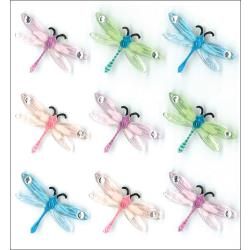 N Jolee&#39;s Cabochon Dimensional Stickers Dragonflies