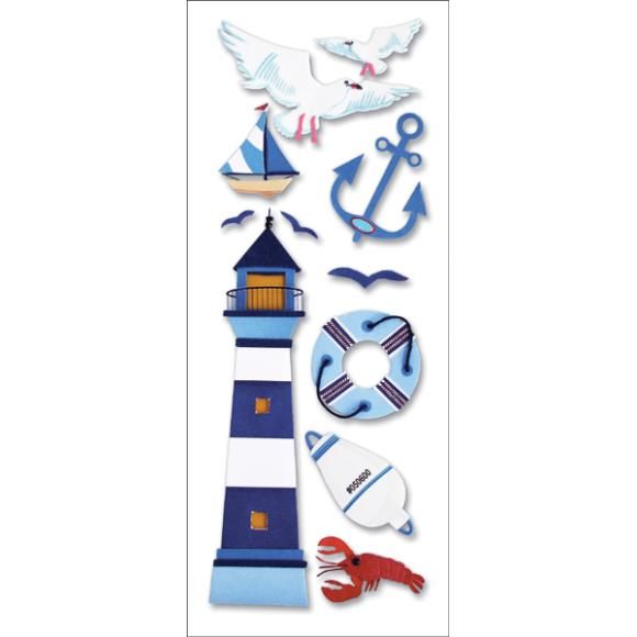 N Touch Of Jolee&#39;s Dimensional Stickers Lighthouse