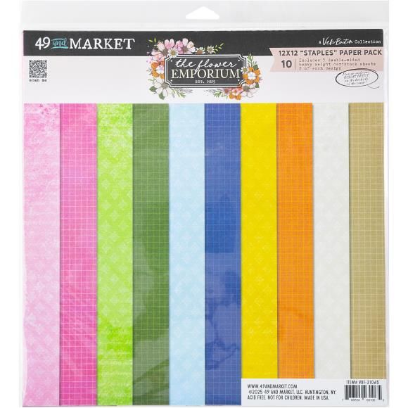 N 49 And Market Collection Pack Staples 12&quot; X12&quot; The Flower Emporium