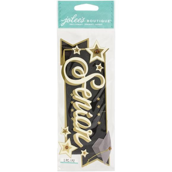 N Jolee&#39;s Boutique Themed Embellishment Senior