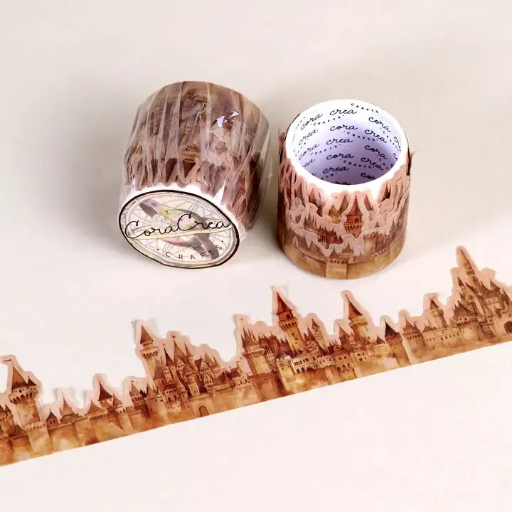 F CoraCreaCrafts Castles Cutout Tape