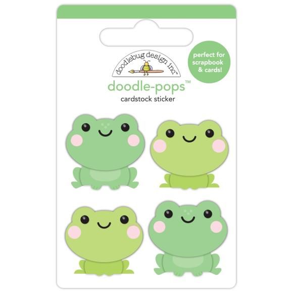 N Doodlebug Doodle-Pops 3D Stickers Hoppy To See You Butterfly Kisses