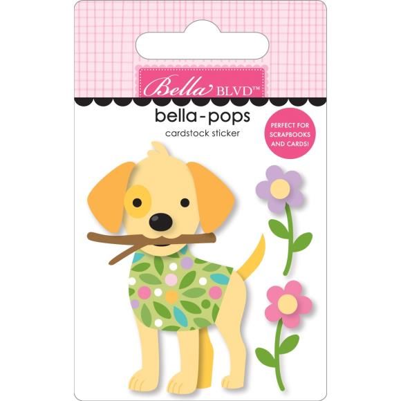N Bella Blvd Bow Wow Bella-Pops 3D Stickers Tail Wagger