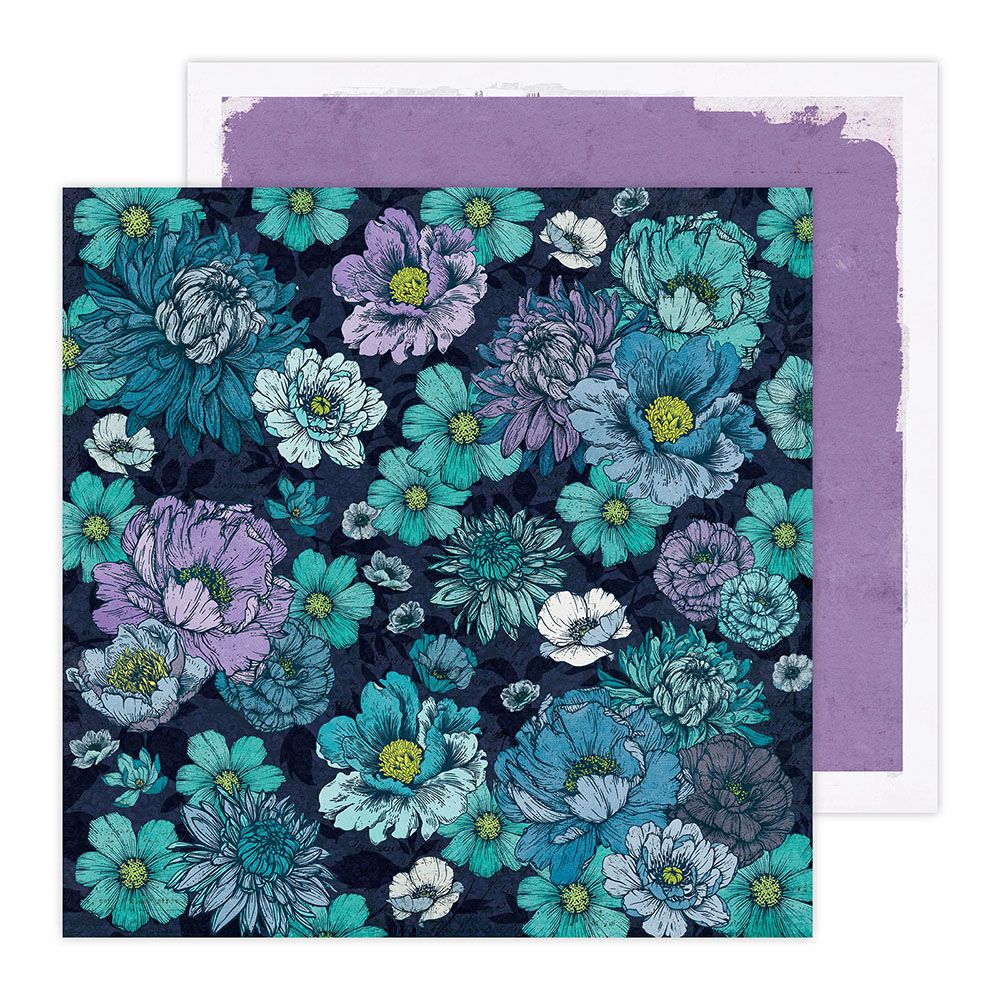 N BoBunny - Colorful Story Collection - 12 x 12 Double Sided Paper - 5
