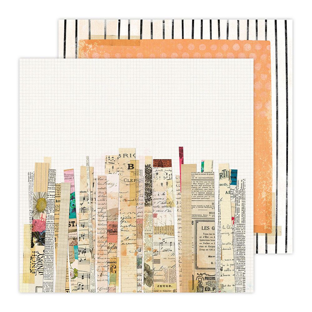N Vicki Boutin - Cut &amp; Paste Collection - 12 x 12 Double Sided Sheet - 6