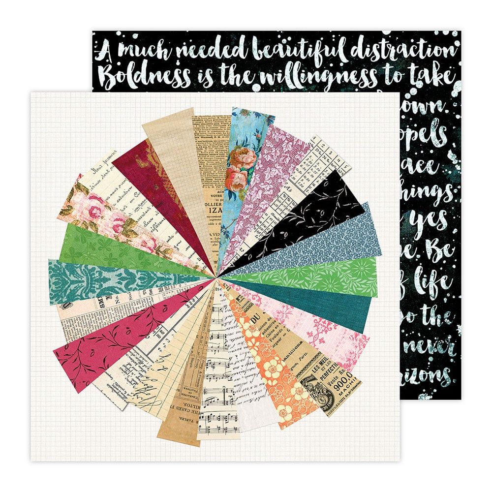 N Vicki Boutin - Cut &amp; Paste Collection - 12 x 12 Double Sided Sheet - 3