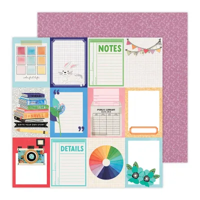 N Vicki Boutin - Cut &amp; Paste Collection - 12 x 12 Double Sided Sheet - 1