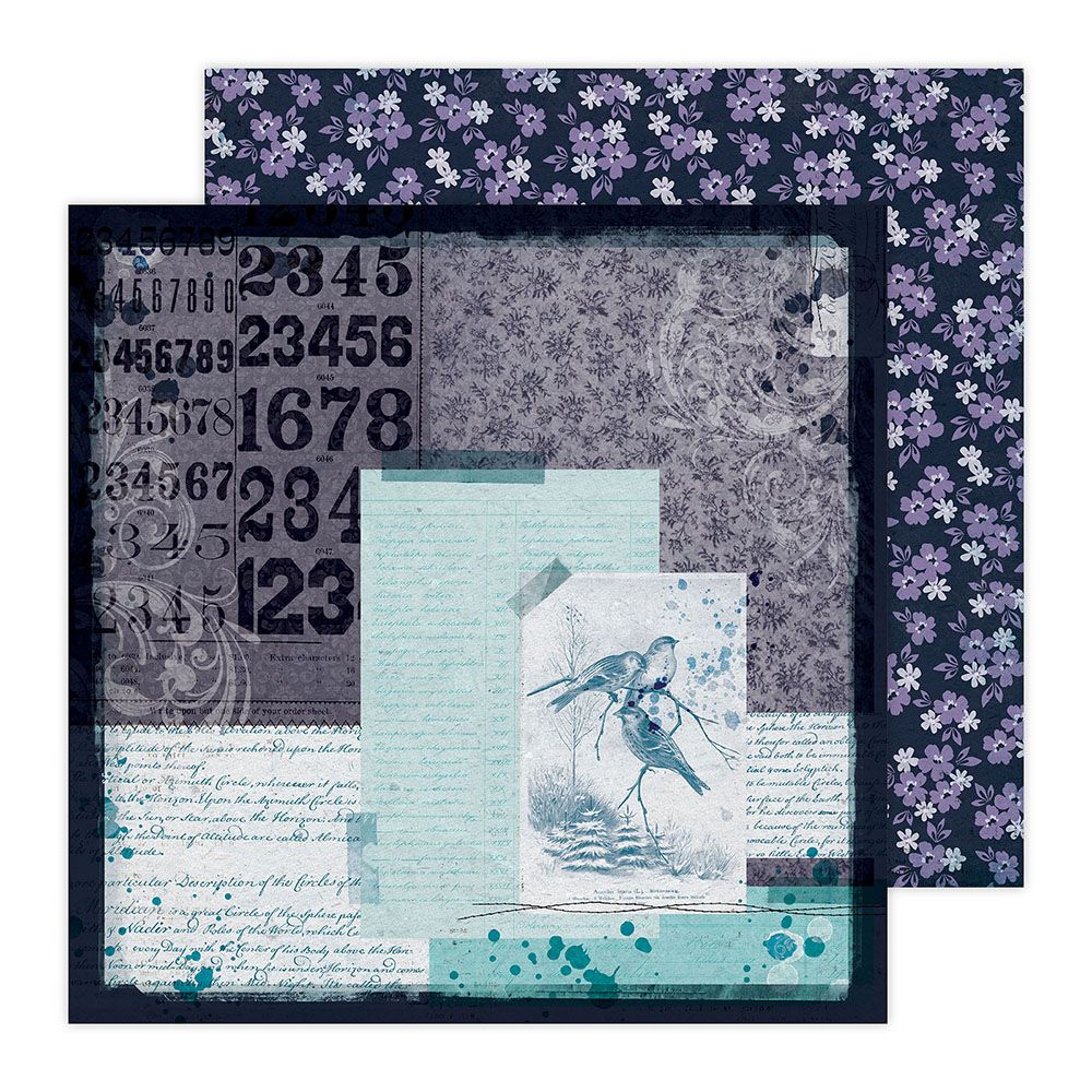 N BoBunny - Colorful Story Collection - 12 x 12 Double Sided Paper - 6